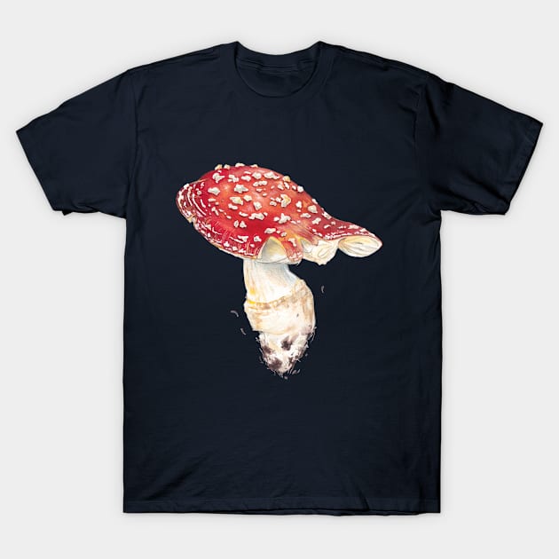 Fly Agaric T-Shirt by Lene Myhre Art